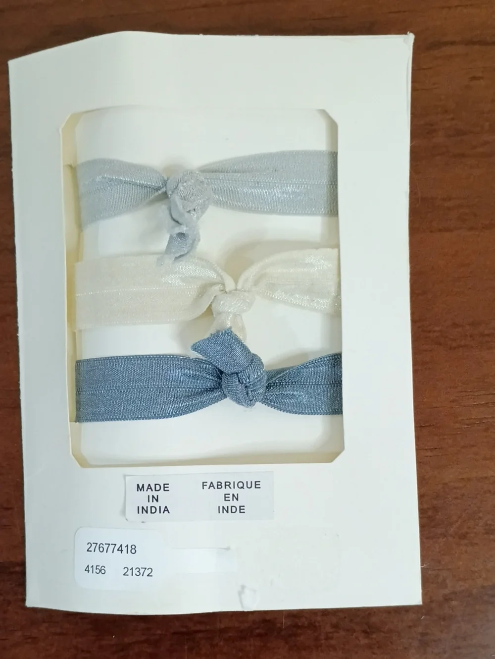 Anthropologie Jeweled Metallic Hair Ties, Set Of 3 - NWT!